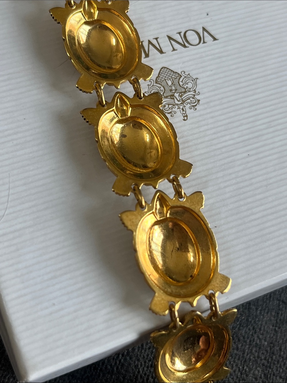 Gold-Tone Turtle Link Bracelet - Picture 3 of 4
